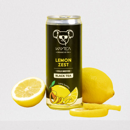 kaytea lemon zest black tea infusion 330ml