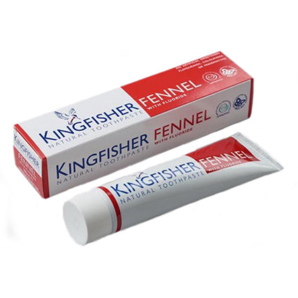 kingfisher fennel fluoride free toothpaste 100ml