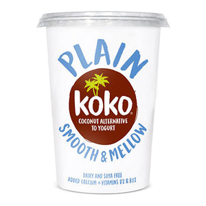 koko dairy free plain yogurt 500g