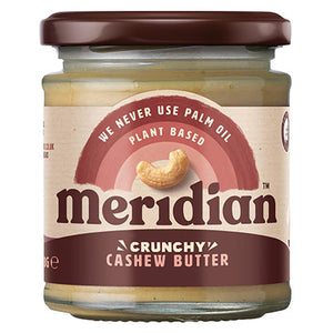 meridian crunchy cashew butter 170g