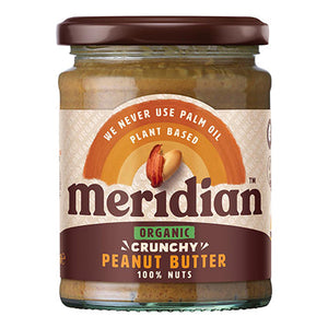 meridian organic crunchy peanut butter 280g