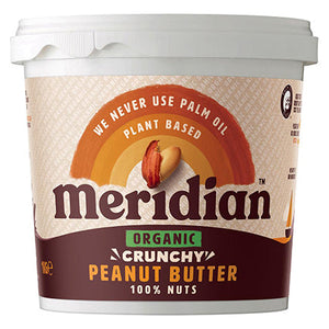 meridian organic crunchy peanut butter 1kg