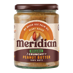 meridian organic crunchy peanut butter 470g