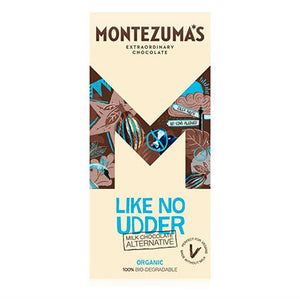 montezuma's like no udder vegan milk chocolate bar 90g