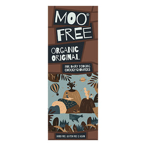 moo free original vegan organic milk chocolate bar 80g