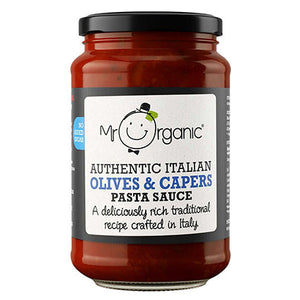 mr organic olives & capers pasta sauce 350g