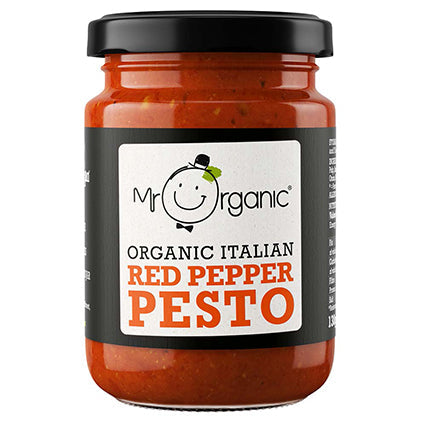 mr organic red pepper pesto 130g