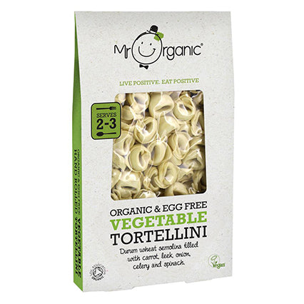 mr organic vegetable tortellini 250g