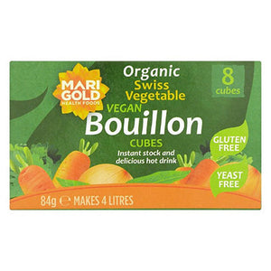 marigold organic vegan yeast free bouillon - 8 cubes