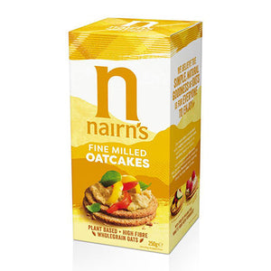 nairns fine milled oatcakes 218g
