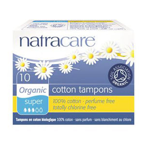 natracare organic cotton tampons - super 10 pack