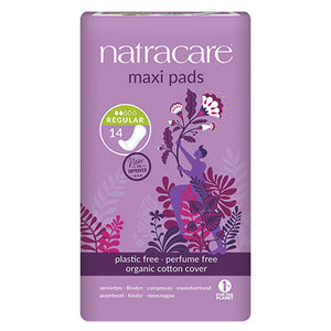 natracare organic cotton pads - regular 14 pack