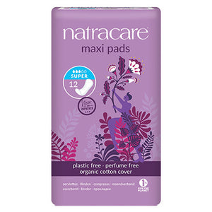 natracare organic cotton pads - super 12 pack