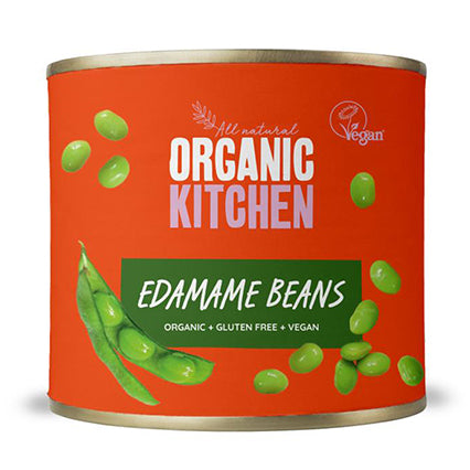 organic kitchen edamame beans 200g