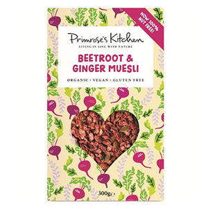 primrose's kitchen organic beetroot & ginger muesli 300g