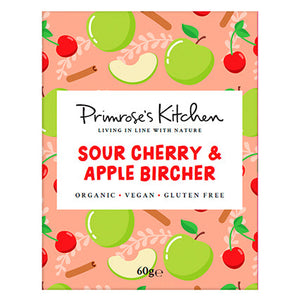 primrose's kitchen organic fig & apricot bircher muesli 300g