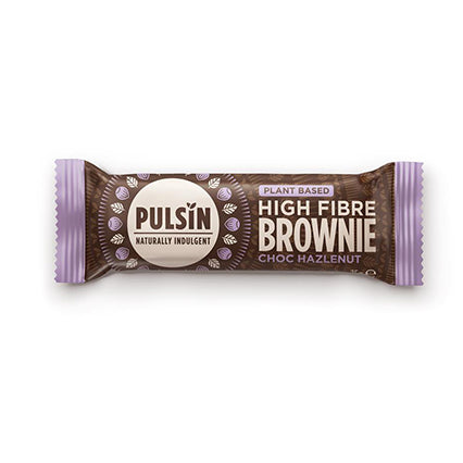 pulsin vegan chocolate hazelnut peanut brownie 35g
