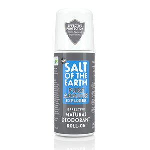 salt of the earth men's pure armour explorer roll-on deodorant 75ml