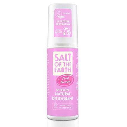 salt of the earth peony blossom deodorant spray 100ml