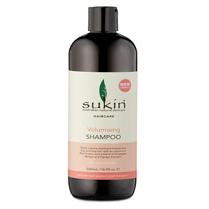 sukin volumising shampoo 500ml