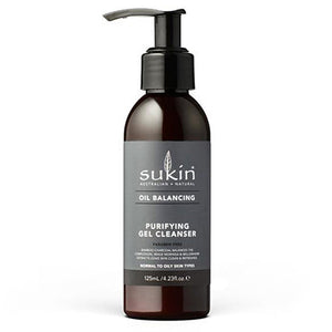 sukin charcoal cleansing gel 125ml