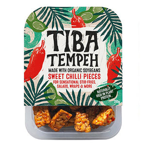 tiba tempeh sweet chilli pieces 200g