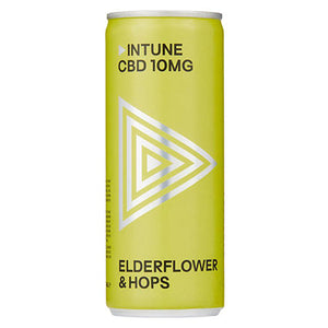 intune elderflower & hops 10mg cbd drink 250ml