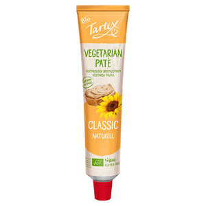 tartex organic vegan traditional yeast pate tube 200g