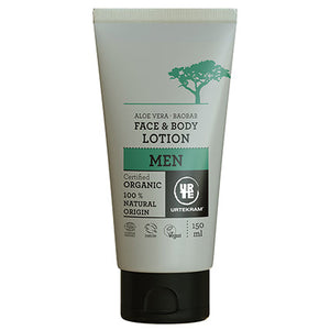 urtekram organic men's face & body lotion 150ml