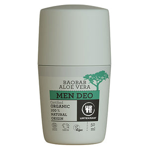 urtekram organic men's roll on deodorant 50ml