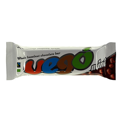 vego organic whole hazelnut vegan chocolate bar 65g