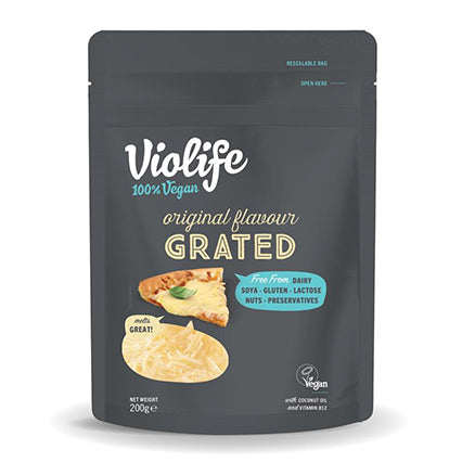 violife vegan grated original cheese 200g
