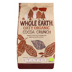 whole earth oaty cocoa crunch cereal 375g