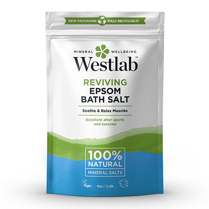 westlab organic vegan epsom bath salts 1kg
