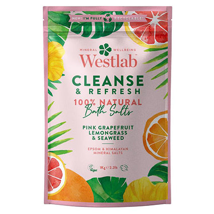 westlab cleanse vegan bath salts 1kg