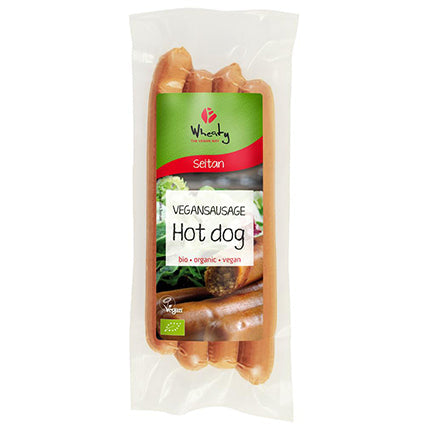 wheaty vegan hot dog sausages 200g