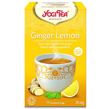 yogi tea ginger lemon 17 bags