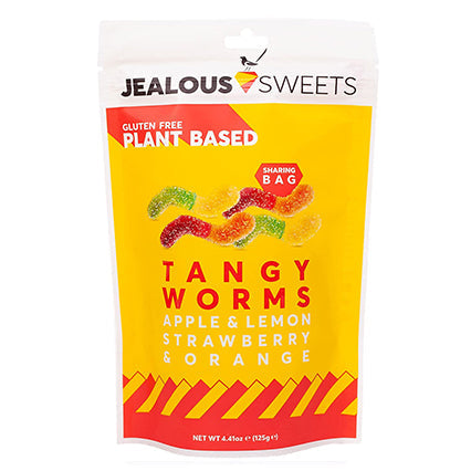 jealous sweets vegan tangy worms 125g
