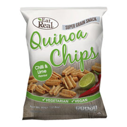 eat real chilli & lime quinoa chips 30g