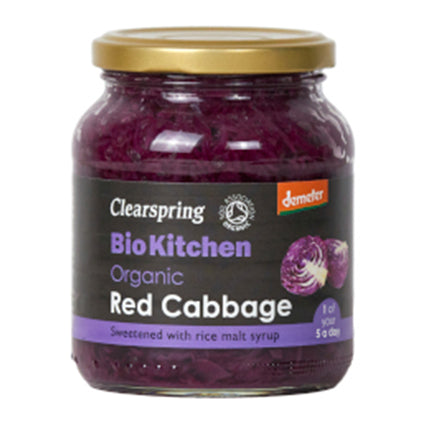 clearspring bio kitchen red cabbage 355g