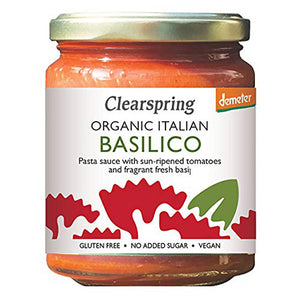 clearspring italian pasta sauce basilico 300g