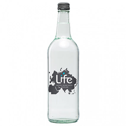 life sparkling water glass bottle 330ml