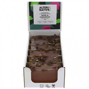 alter/native rose & geranium glycerine soap 90g