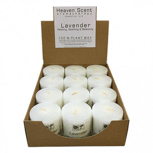 heavenscent lavender essential oil candle 2"2"