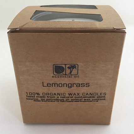 heavenscent lemongrass essential oil candle - large 20cl