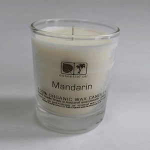 heavenscent mandarin essential oil candle - large 20cl