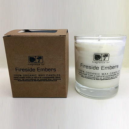 heavenscent fireside embers essential oil candle - large 20cl