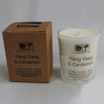heavenscent ylang ylang essential oil candle - 9cl votive