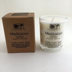 heavenscent meditation essential oil candle - 9cl votive