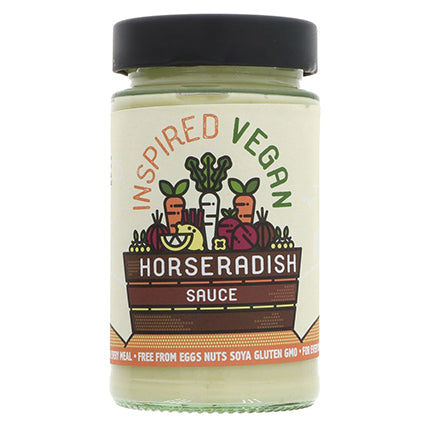 inspired vegan horseradish sauce 210g